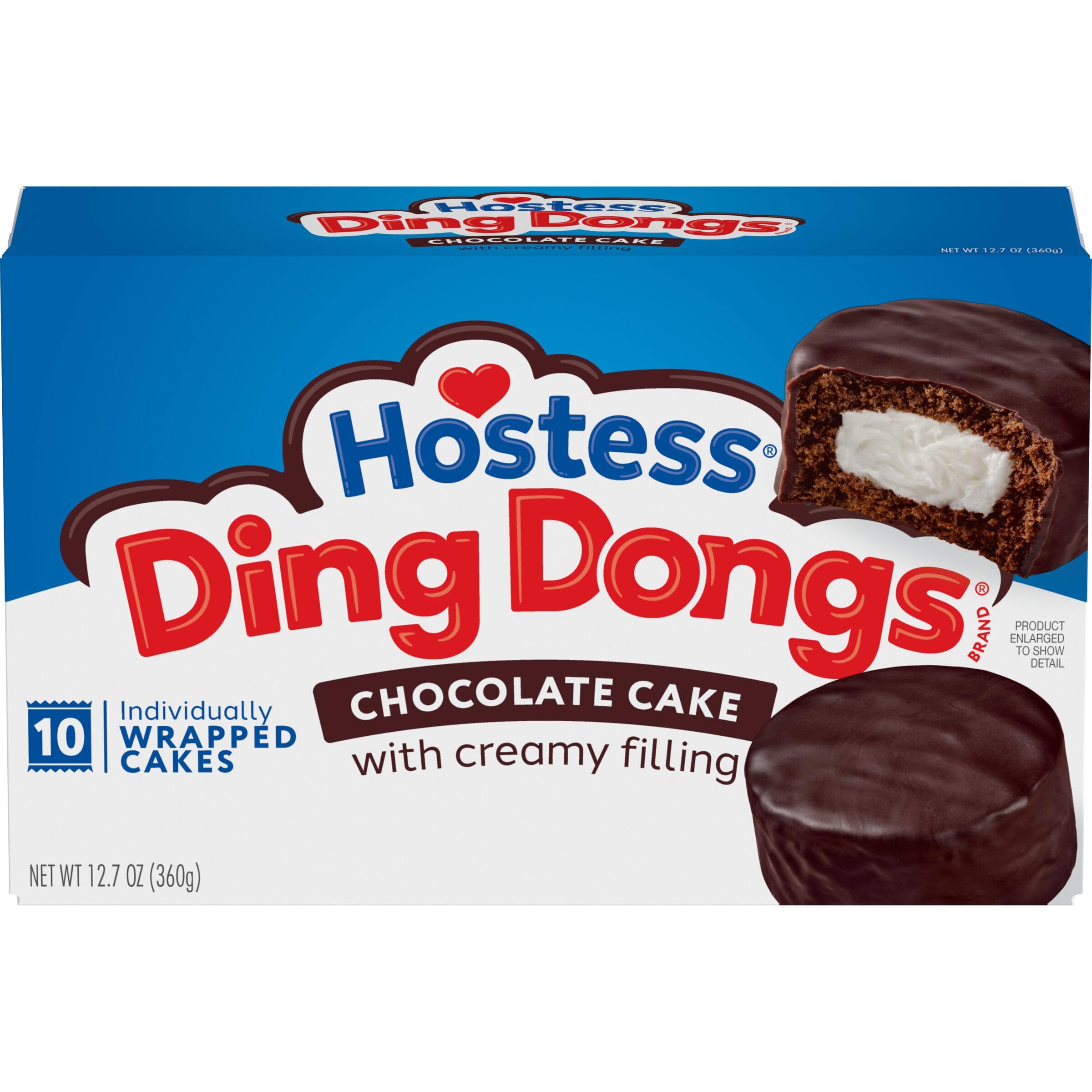 Hostess Ding Dongs Chocolate Donuts, 12.7 oz Hostess
