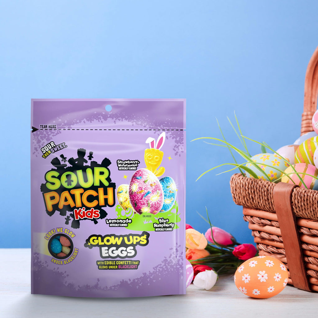 Sour Patch Kids Glow Ups Eggs Candy, 8.4 oz Sour Patch Kids