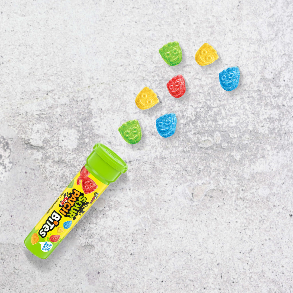 Sour Patch Kids Bites Soft & Chewy Gummy Candy, 1.8 oz (Pack of 12) Sour Patch Kids