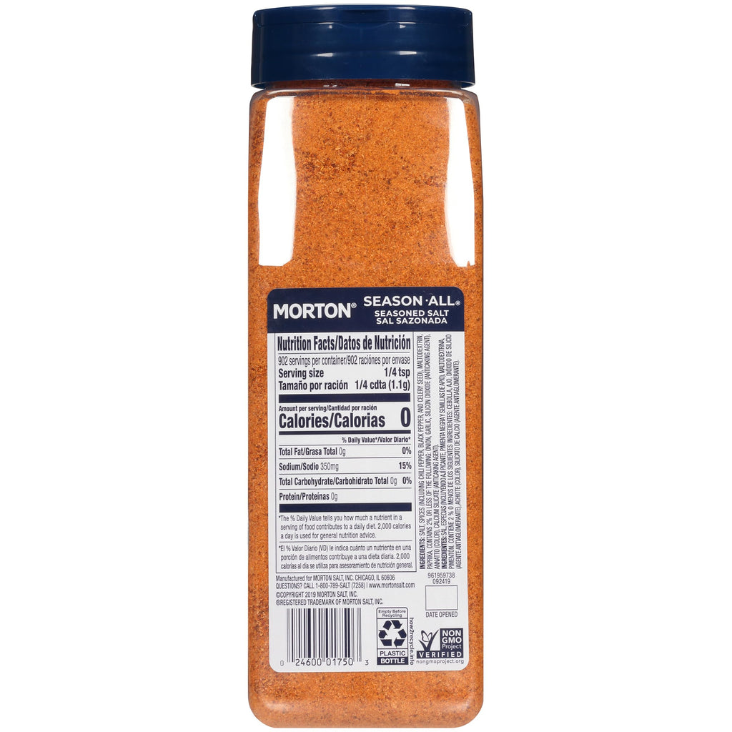 Morton Season-All Seasoned Salt, 35 oz (Pack of 2) Morton