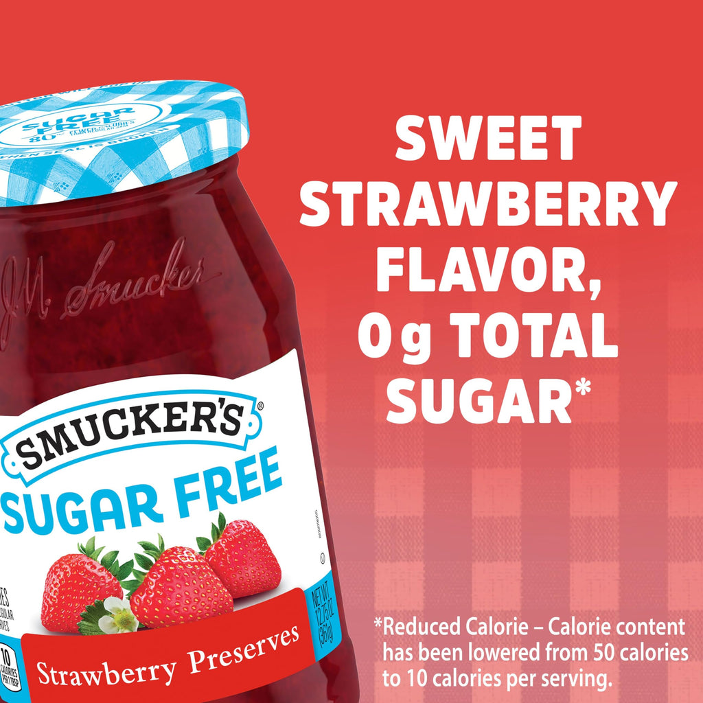 Smucker's Sugar Free Strawberry Preserves, 12.75 oz Smucker's
