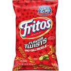 Fritos Flavor Twists Corn Snacks, Spicy Dill Pickle, 3.375 oz Fritos