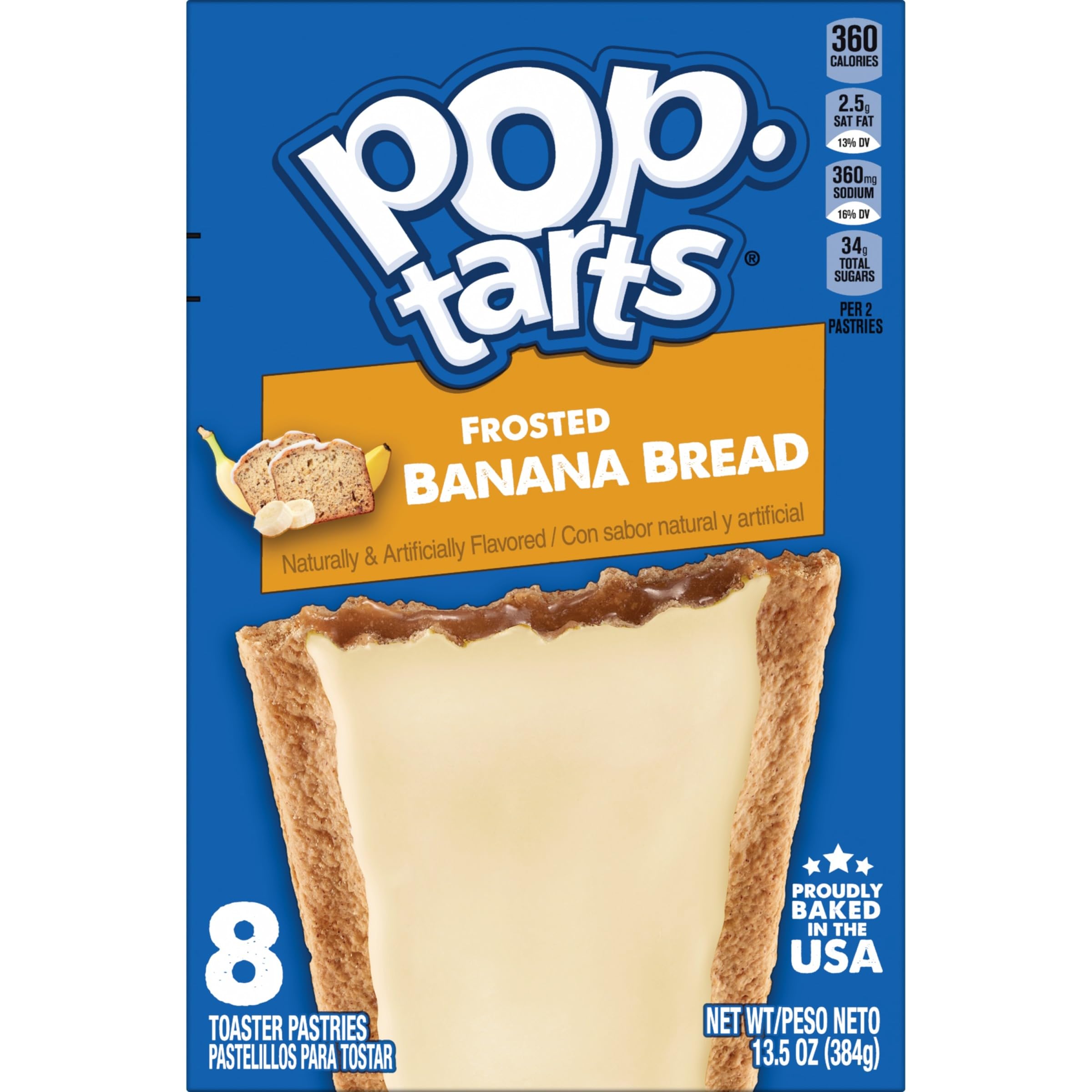 Pop-Tarts Frosted Banana Bread Toaster Pastries, 8 ct Pop-Tarts