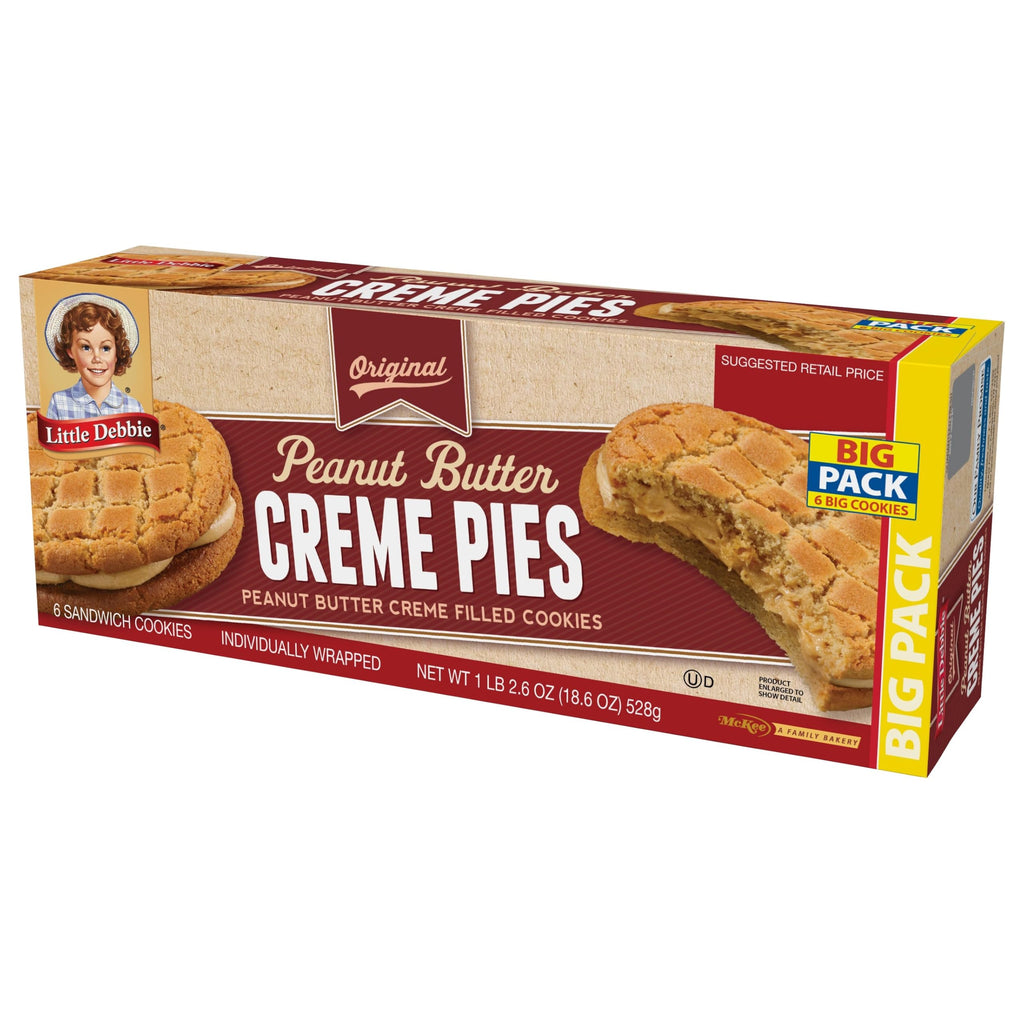 Little Debbie Peanut Butter Creme Pies, 18.39 oz (Pack of 3) Little Debbie