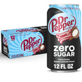 Dr Pepper Zero Sugar Creamy Coconut Soda, 12 fl oz (Pack of 12) Dr Pepper