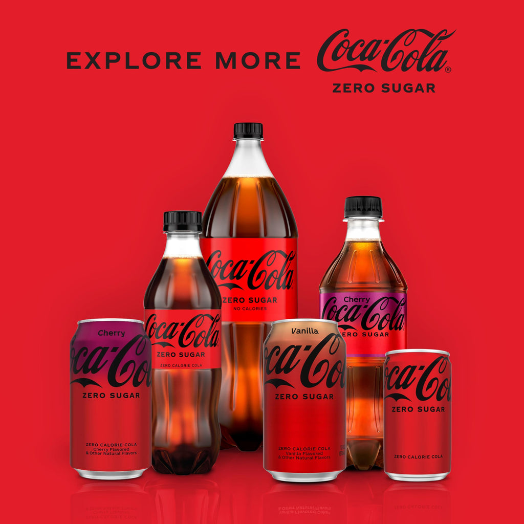 Coca-Cola Zero Sugar Orange Cream Soda, 12 fl oz (Pack of 12) Coca-Cola
