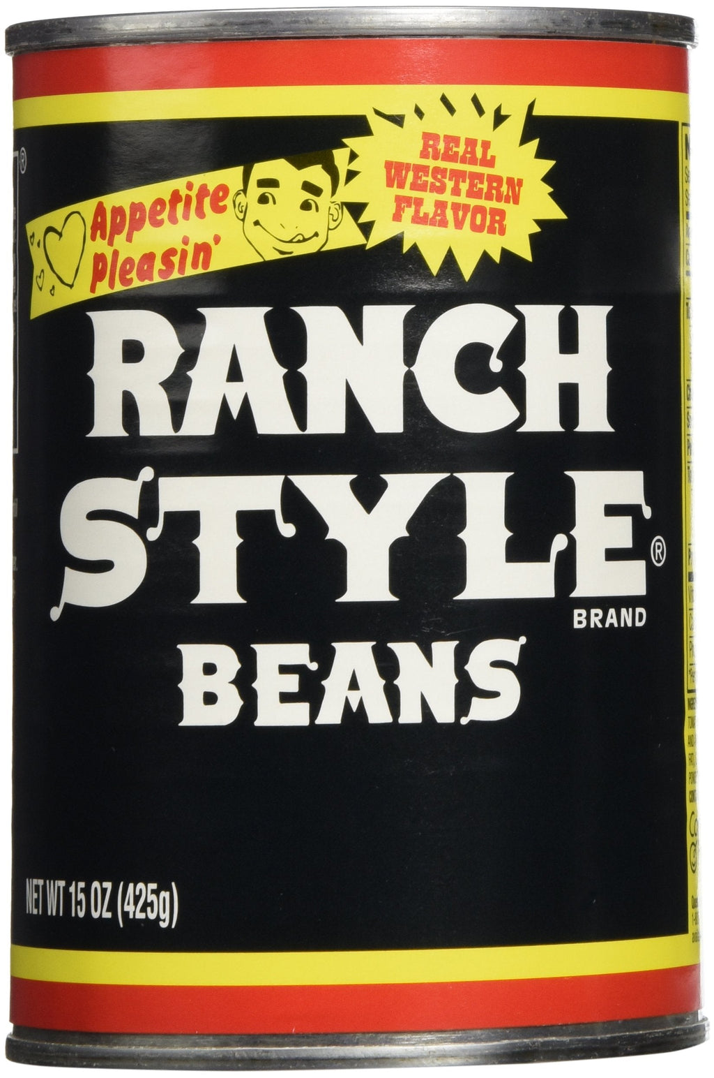 Ranch Style Black Beans, 15 oz (Pack of 4) Ranch Style