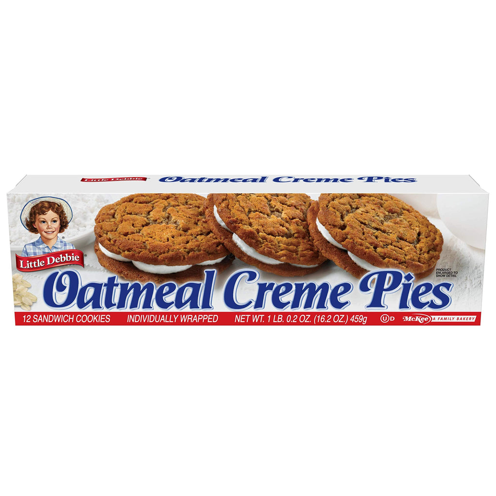 Little Debbie Oatmeal Creme Pies, 16.2 oz (Pack of 2) Little Debbie
