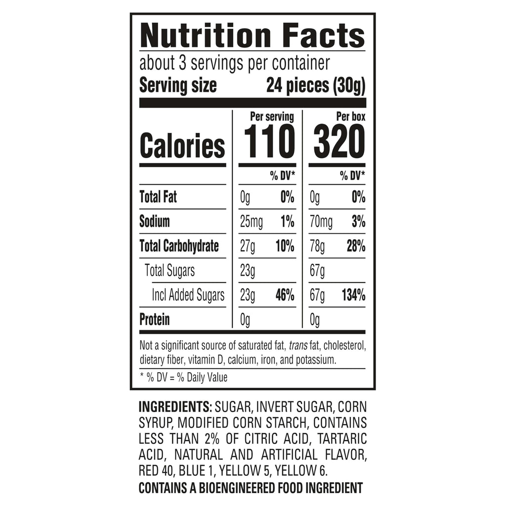 Sour Patch Kids Coal Black Raspberry Soft & Chewy Candy (Pack of 12) Sour Patch Kids