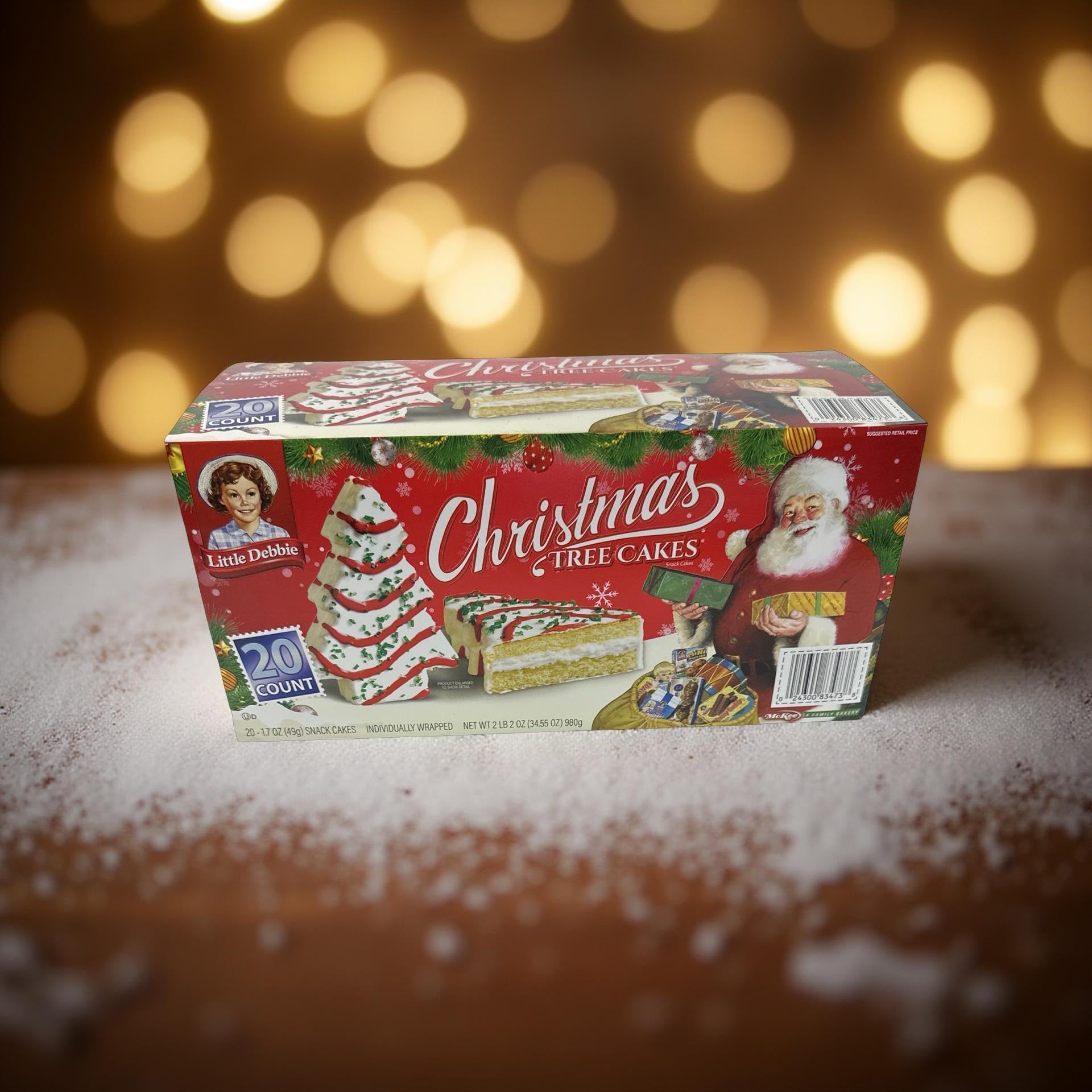 Little Debbie Christmas Tree Cakes Vanilla, 20 ct Little Debbie