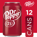 Dr Pepper Soda, 12 fl oz (Pack of 12) Dr Pepper