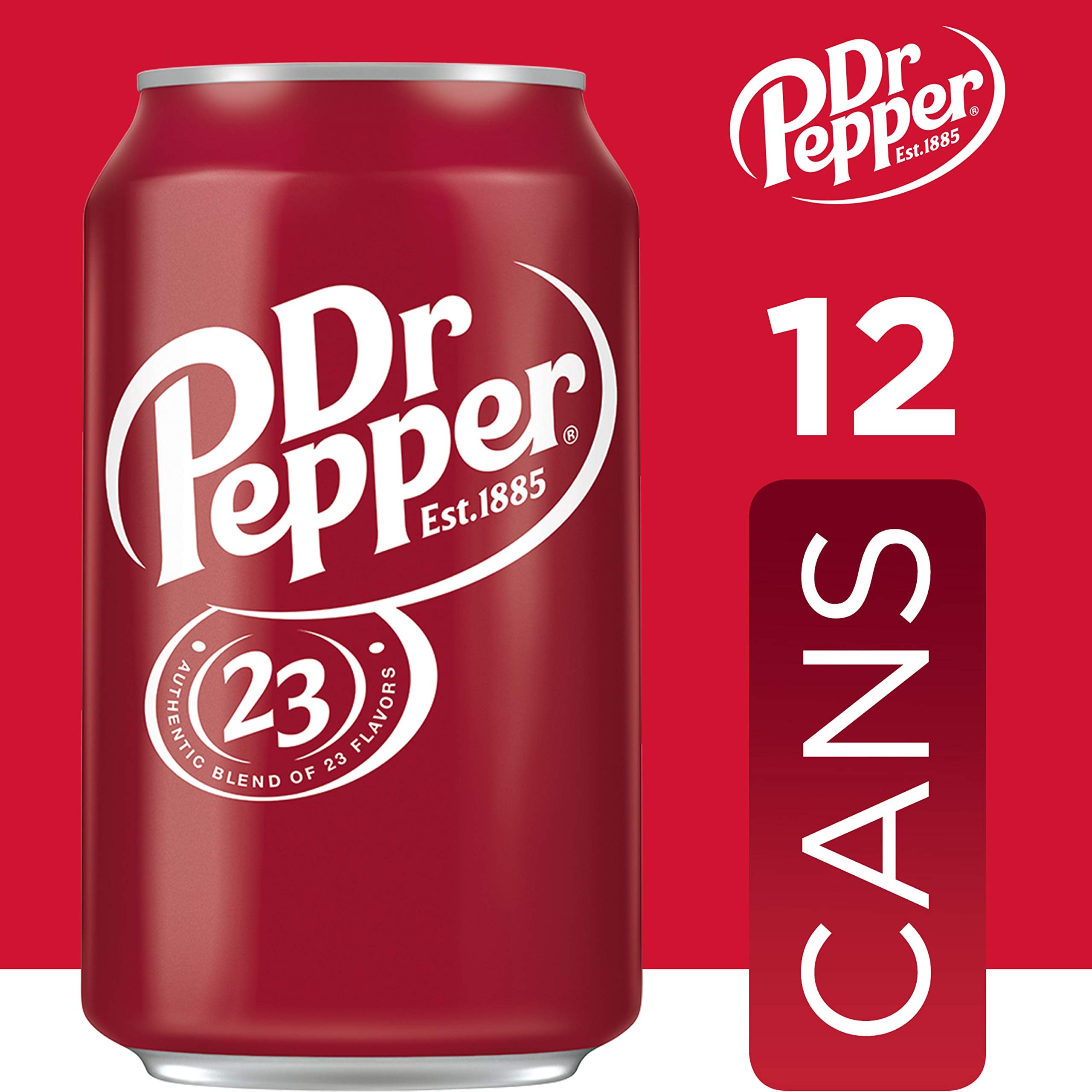 Dr Pepper Soda, 12 fl oz (Pack of 12) Dr Pepper