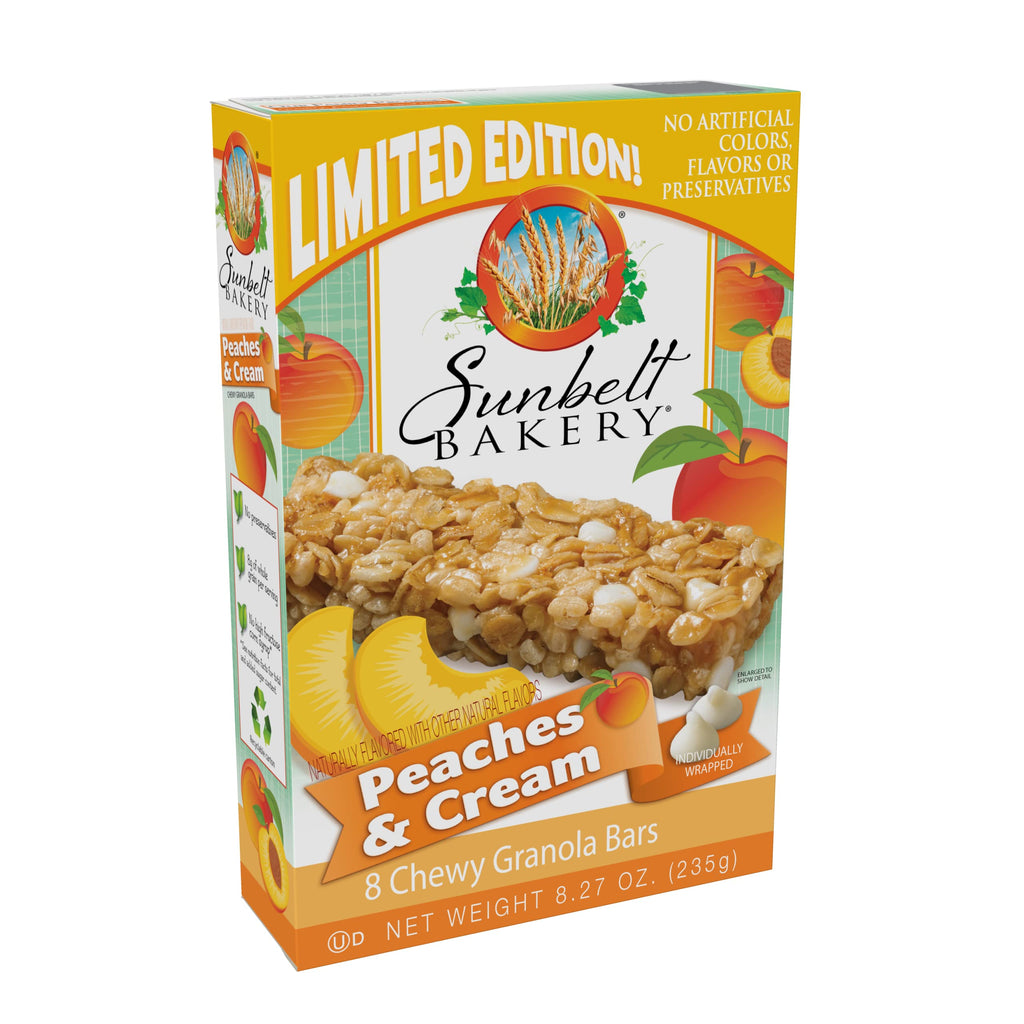 Sunbelt Peaches & Cream Chewy Granola Bars, 32 ct Sunbelt