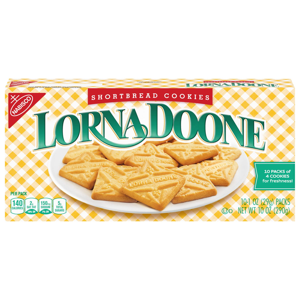 Lorna Doone Shortbread Cookies, 10 Snack Packs Lorna Doone