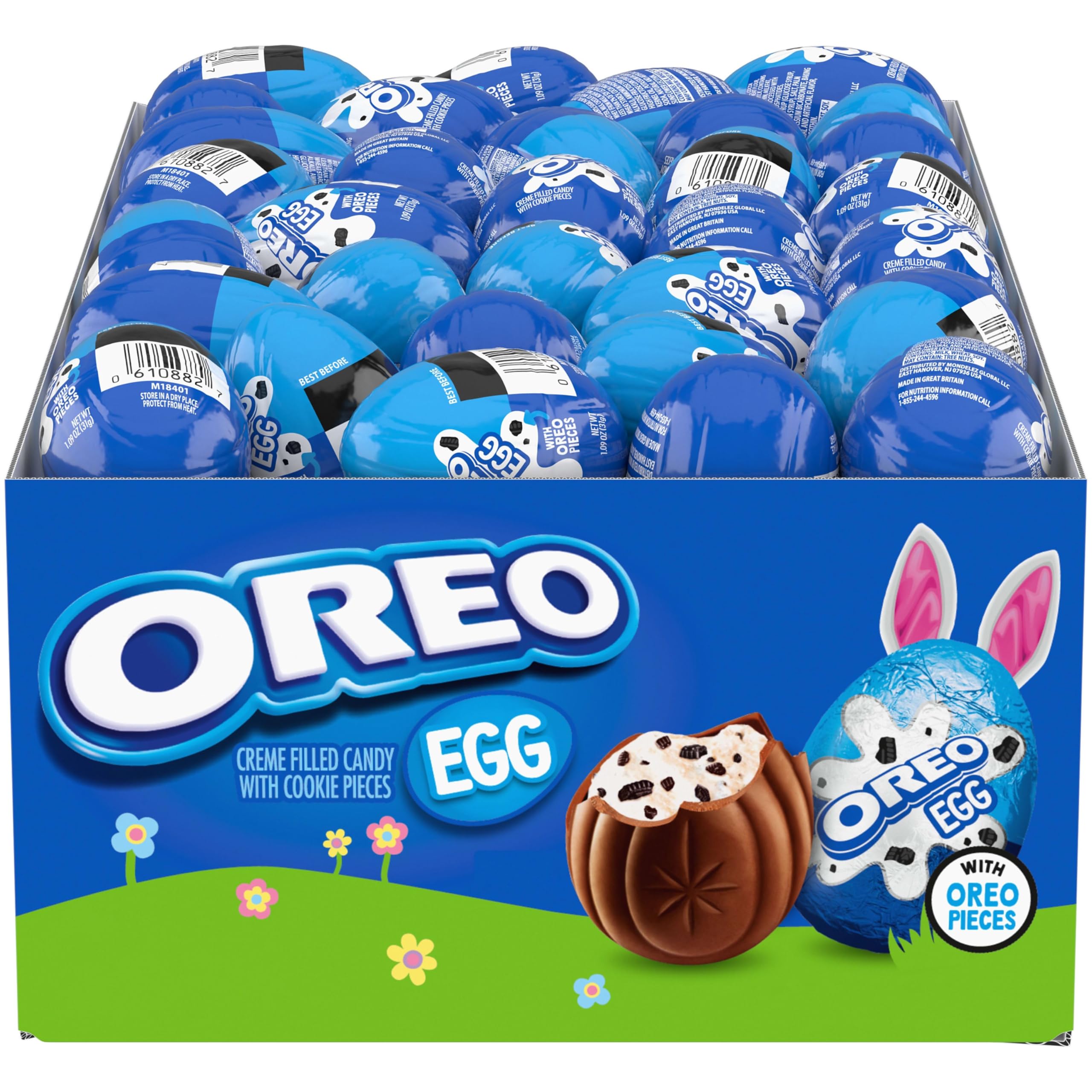 Oreo Creme Filled Chocolate Easter Eggs, 48 ct Oreo
