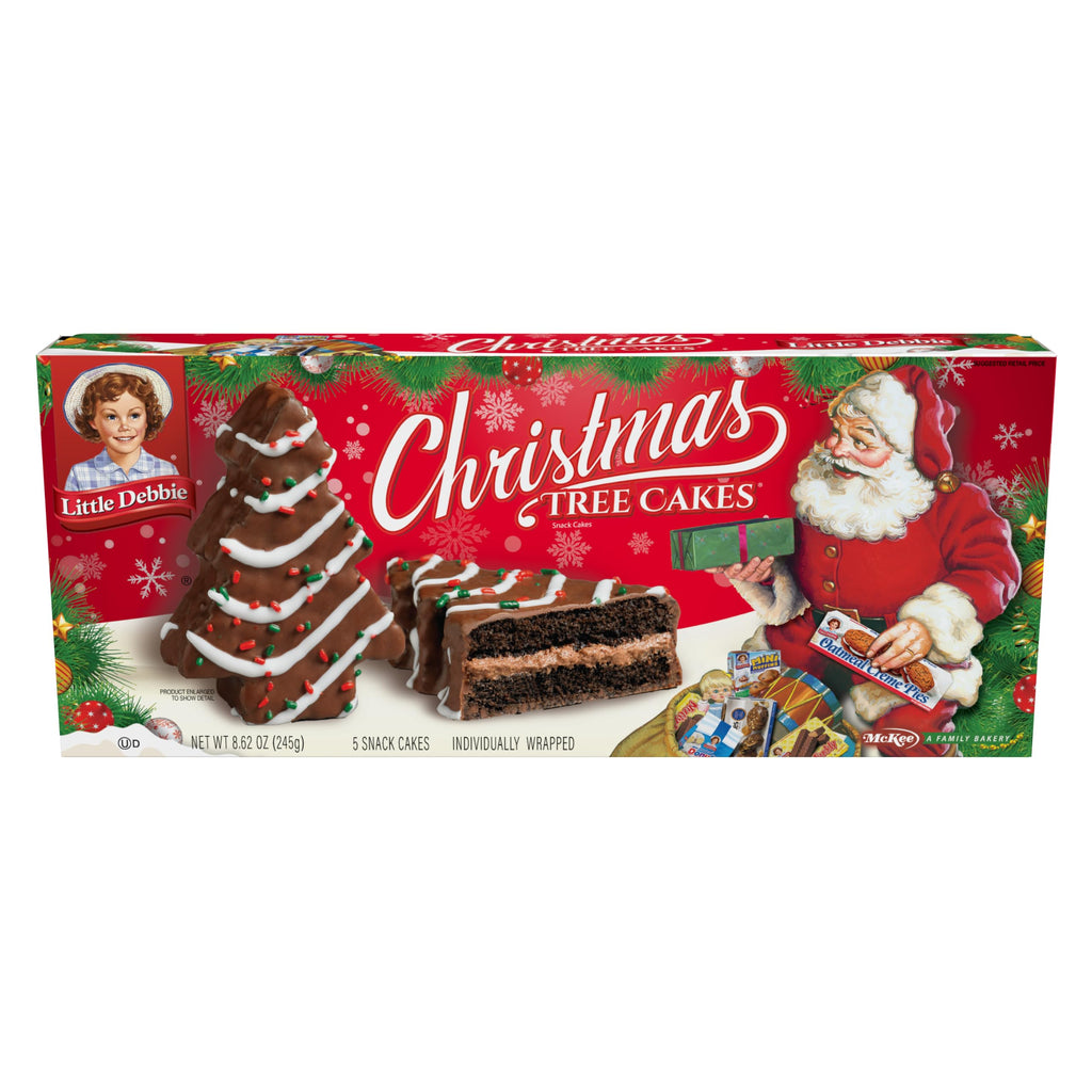 Little Debbie Christmas Tree Cakes Chocolate, 30 ct (Pack of 6) Little Debbie