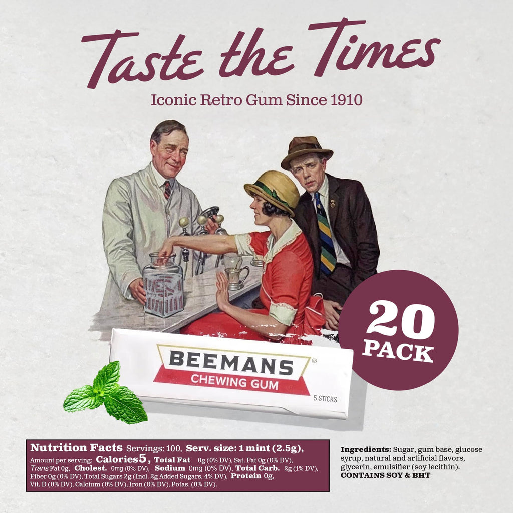 Gerrit's Beemans Chewing Gum, 20 ct Gerrit's
