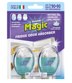 Mister Magic Refrigerator Odor Absorber, Natural Gel (Pack of 2) Mister Magic