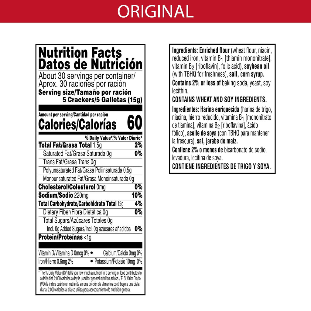 Zesta Saltine Crackers Original, 16oz Zesta