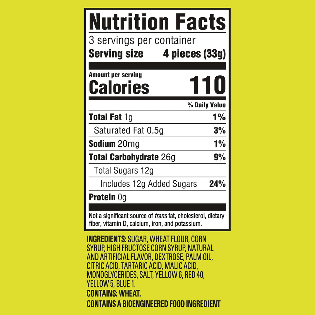Sour Patch Kids Soft & Chewy Candy Strips, 3.5 oz (Pack of 6) Sour Patch Kids