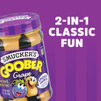 Smucker's Goober Peanut Butter & Grape Jelly Stripes, 18 oz Smucker's