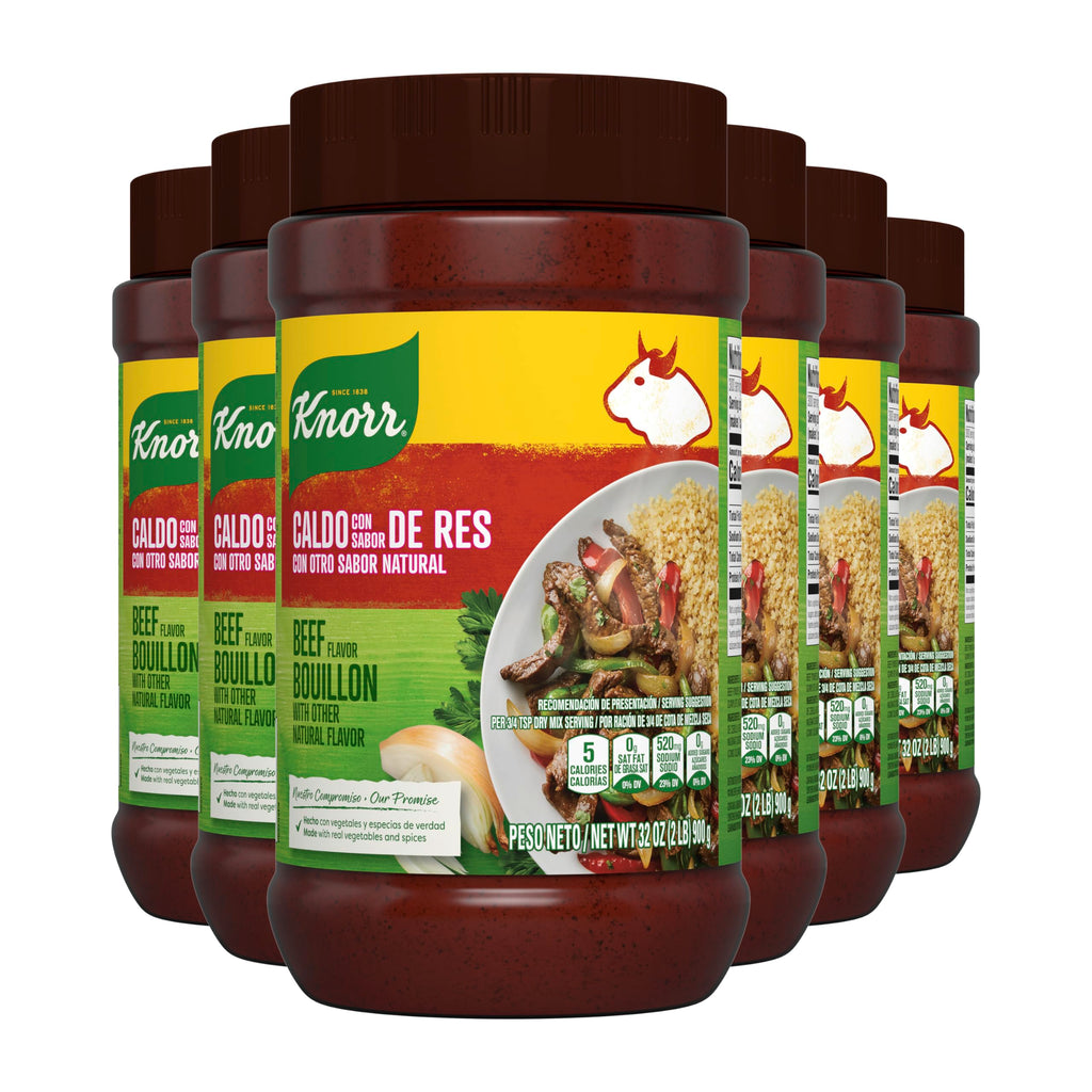 Knorr Granulated Bouillon Beef, 32 oz (Pack Of 6) Knorr