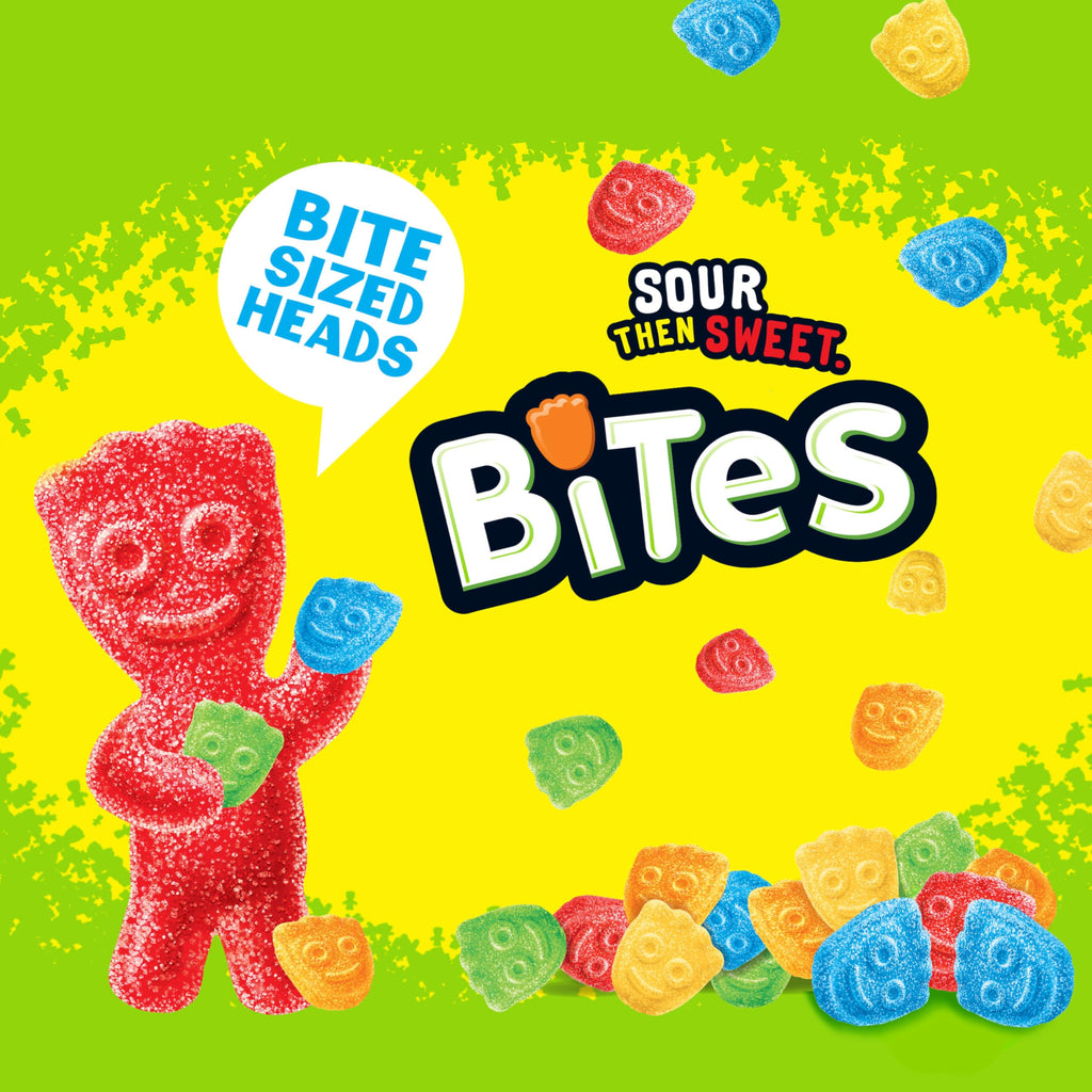 Sour Patch Kids Bites Soft & Chewy Gummy Candy, 1.8 oz (Pack of 12) Sour Patch Kids