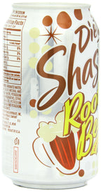 Shasta Diet Root Beer Soda, 12 fl oz (Pack of 24) Shasta