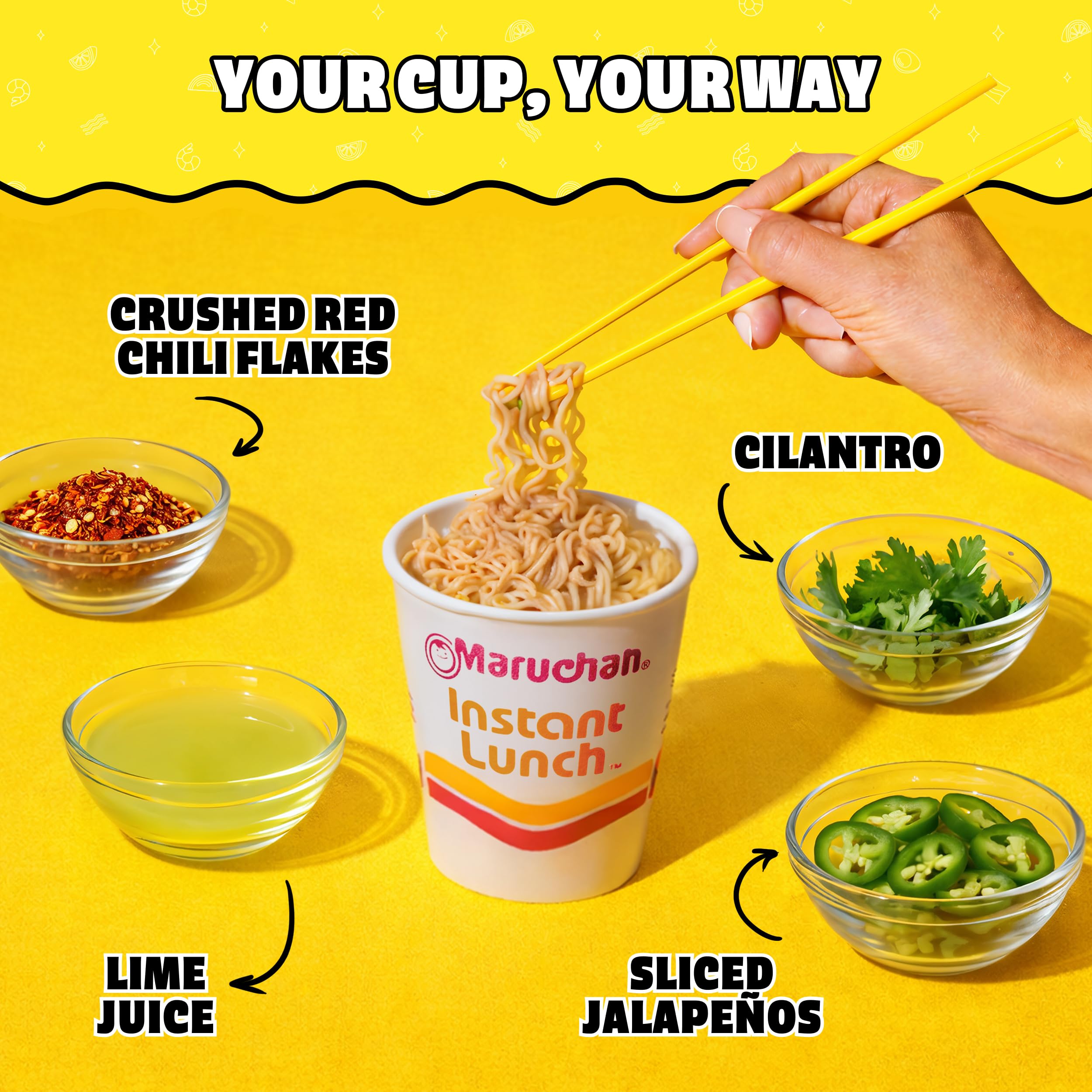 Maruchan Instant Lunch Ramen Noodles, 2.25 oz (Pack of 12)