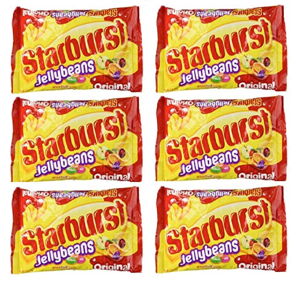 Starburst Original Jelly Beans, 14 oz (Pack of 6) Starburst