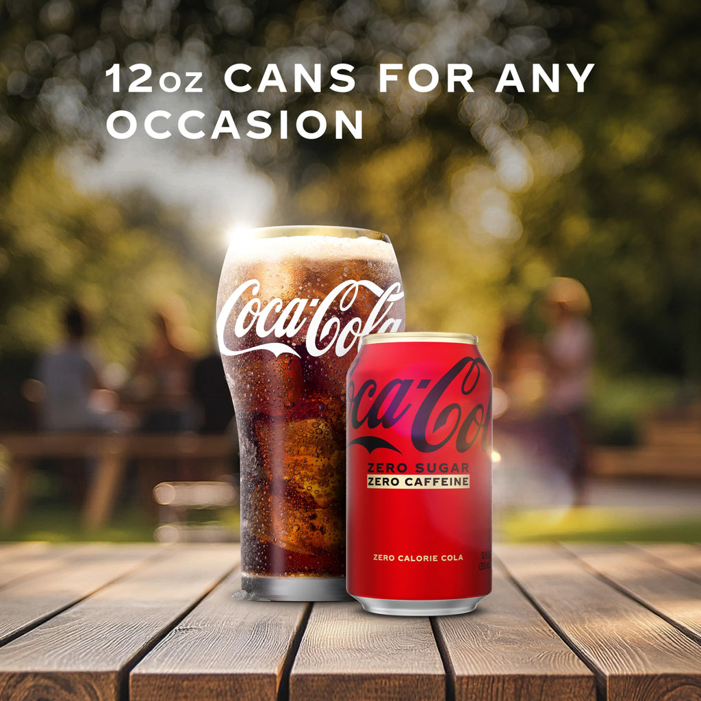 Coca-Cola Zero Caffeine Free, 12 oz (Pack of 12) Coke Zero