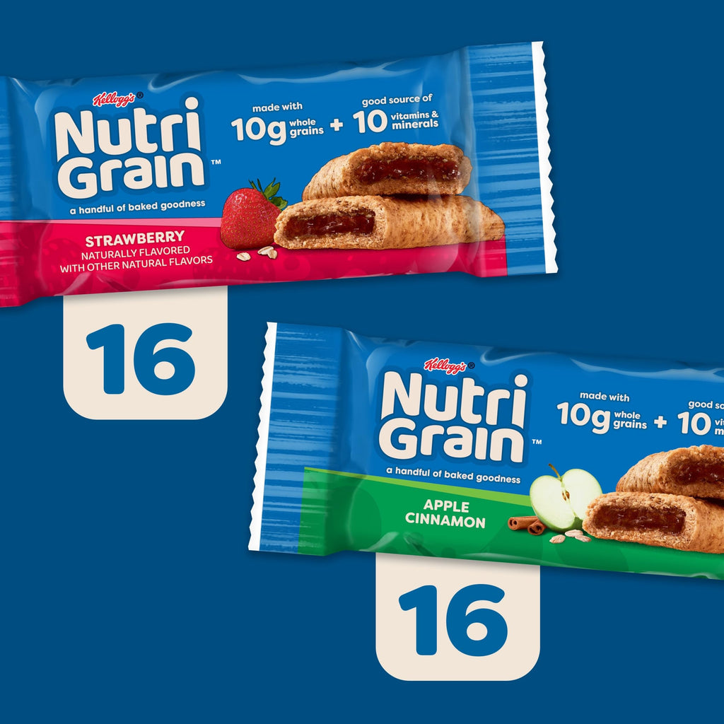 Nutri-Grain Breakfast Bars Variety Pack, 41.6 oz Nutri-Grain