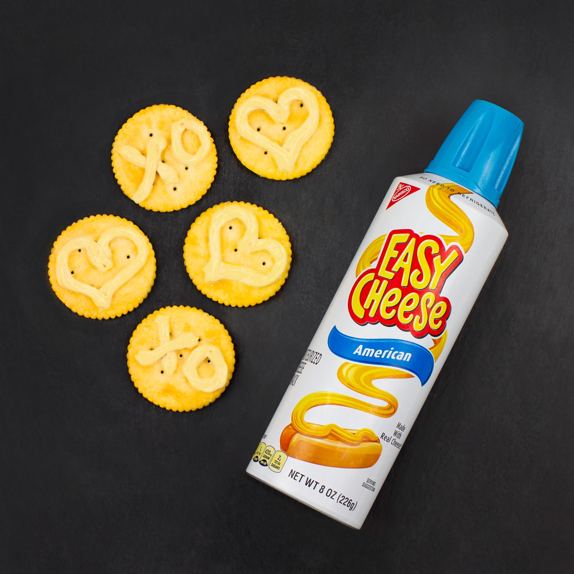 Easy Cheese American Cheese Snack, 8 oz Easy Cheese
