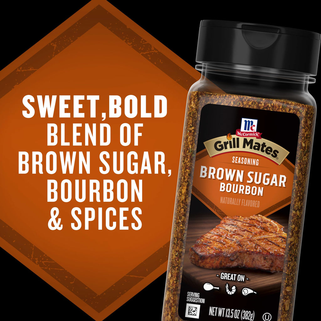 McCormick Grill Mates Brown Sugar Bourbon Seasoning, 13.5 oz McCormick