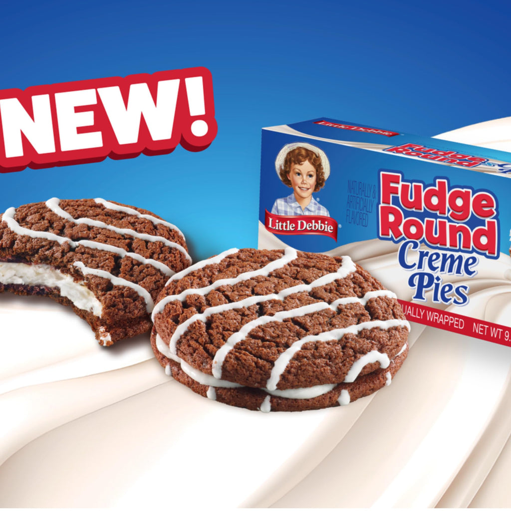 Little Debbie Fudge Round Creme Pies, 9.47 oz Little Debbie
