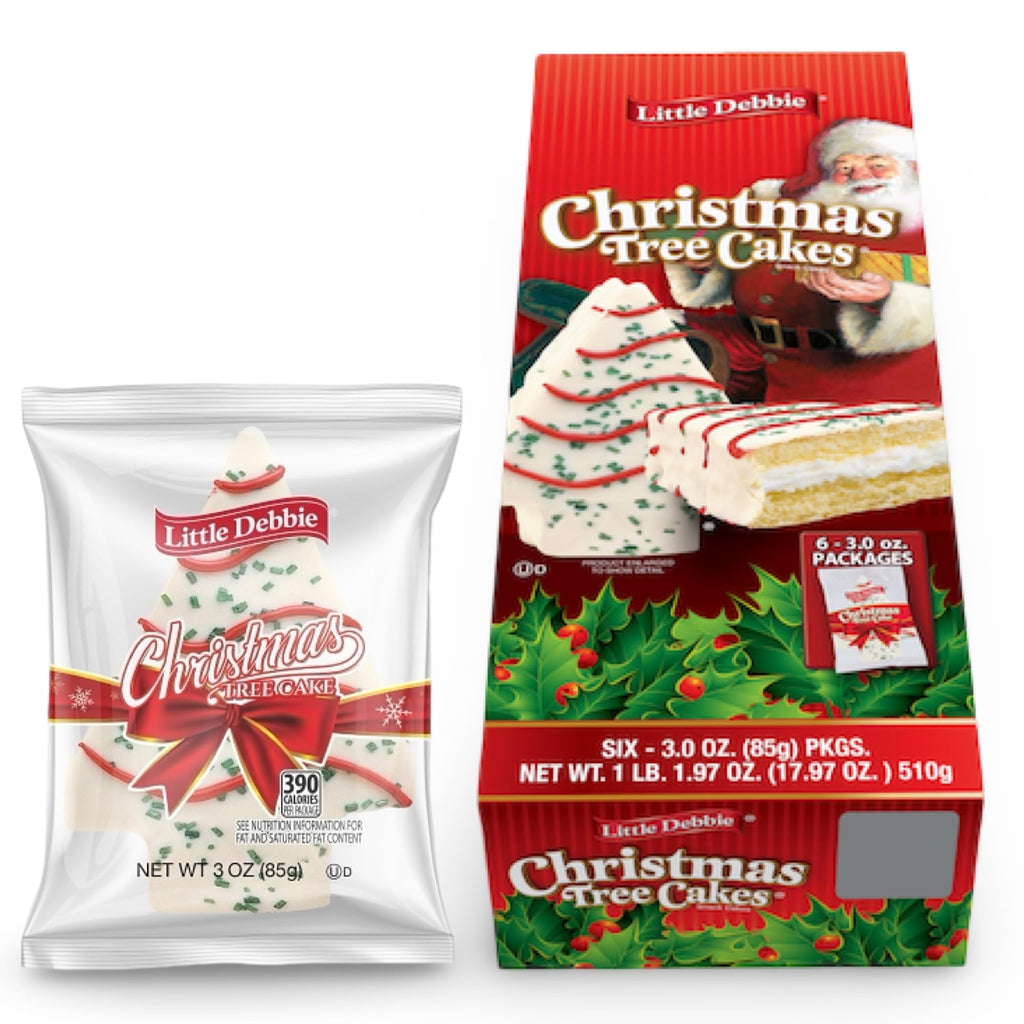 Little Debbie Christmas Tree Cakes Vanilla, 6 ct Little Debbie