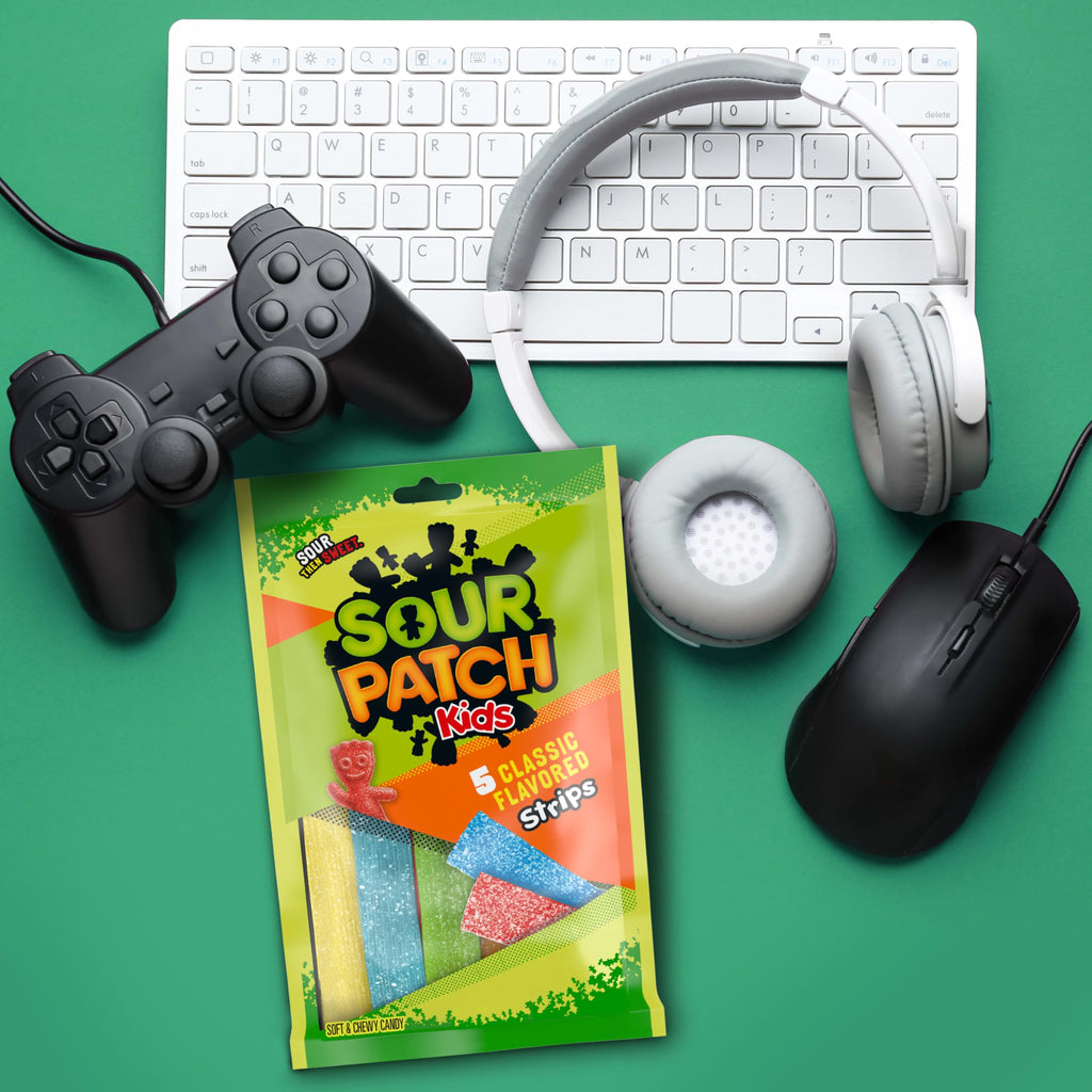 Sour Patch Kids Soft & Chewy Candy Strips, 3.5 oz (Pack of 6) Sour Patch Kids