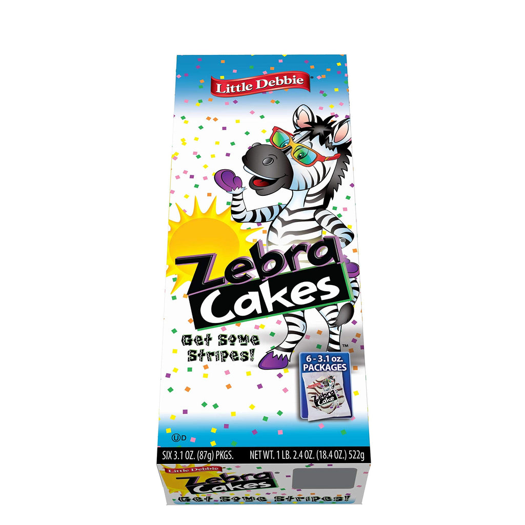 Little Debbie Zebra Cakes, 3.1 oz (Pack of 6) Little Debbie