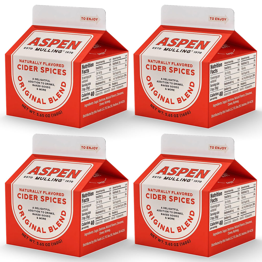 Aspen Mulling Cider Spices Original Blend, 5.65 oz (Pack of 4) Aspen Mulling