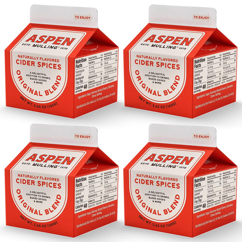 Aspen Mulling Cider Spices Original Blend, 5.65 oz (Pack of 4) Aspen Mulling
