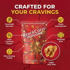 KrackCorn Sweet and Salty Caramel Popcorn, 4 oz (Pack of 6) KrackCorn