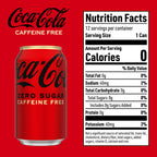 Coca-Cola Zero Caffeine Free, 12 oz (Pack of 12) Coke Zero