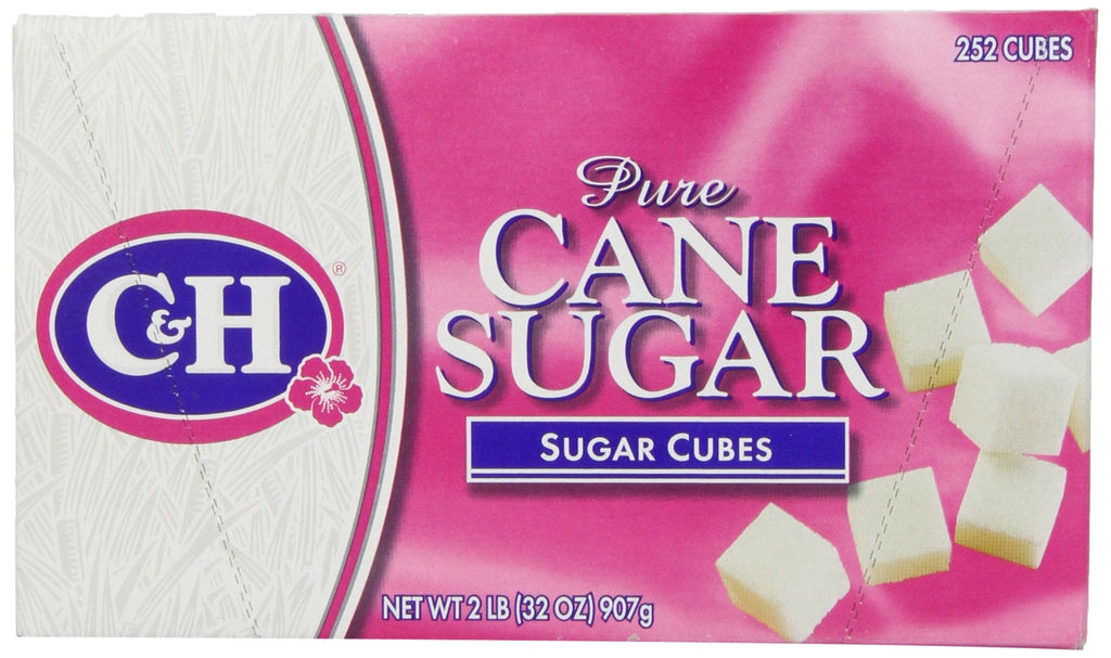 C&H Pure Cane White Sugar Cubes, 2 lbs C&H