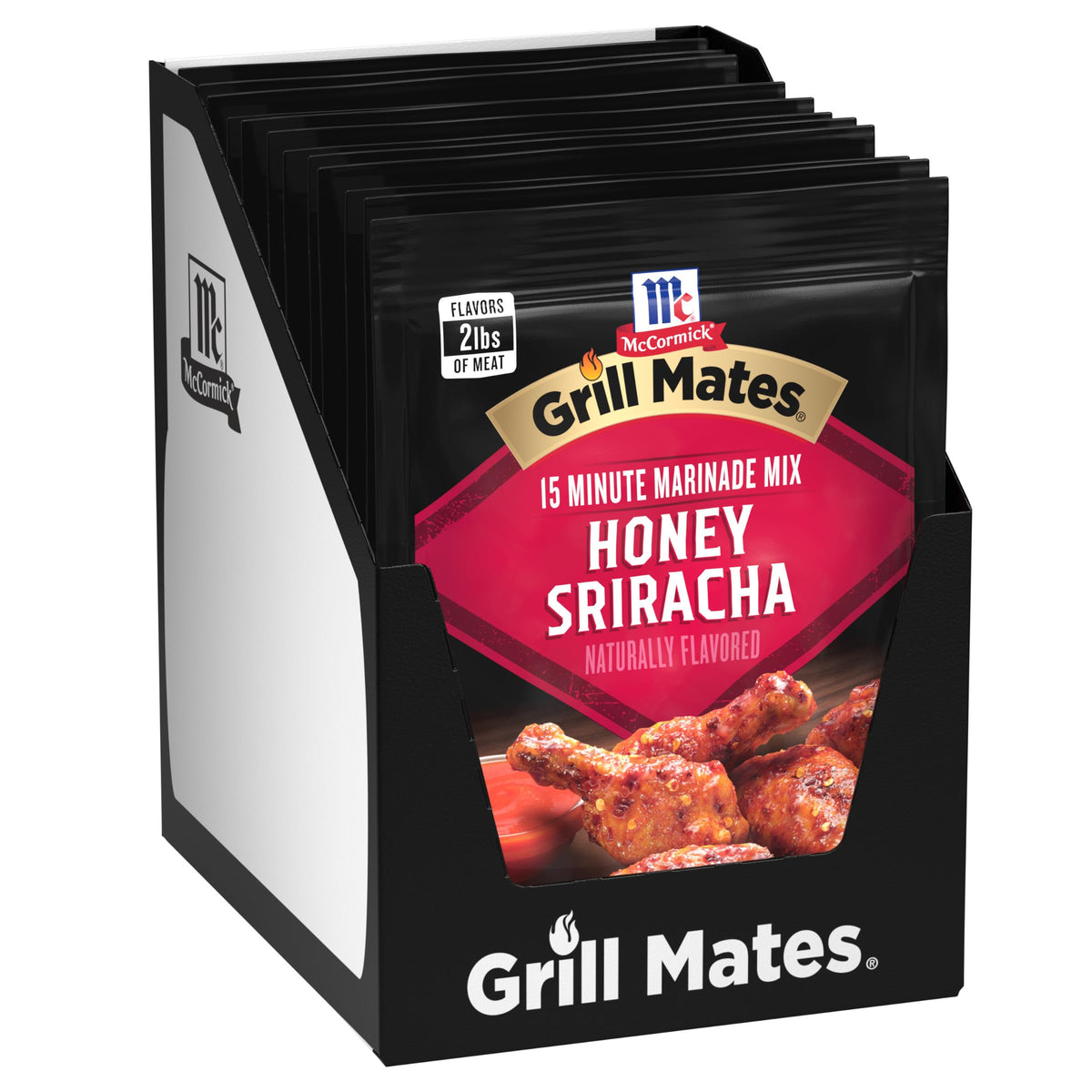 McCormick Grill Mates Honey Sriracha Marinade Mix Packets, 1 oz (12 Pack)