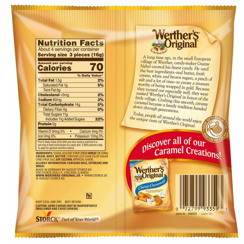 Werther's Original Caramel Hard Candy Werther's Original