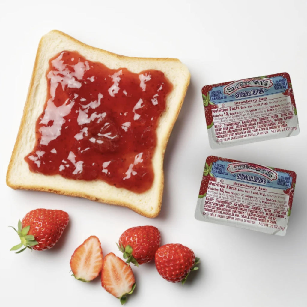 Sugar Free Jam Variety Pack, Grape, Strawberry & Blackberry, 20 ct Amembiana