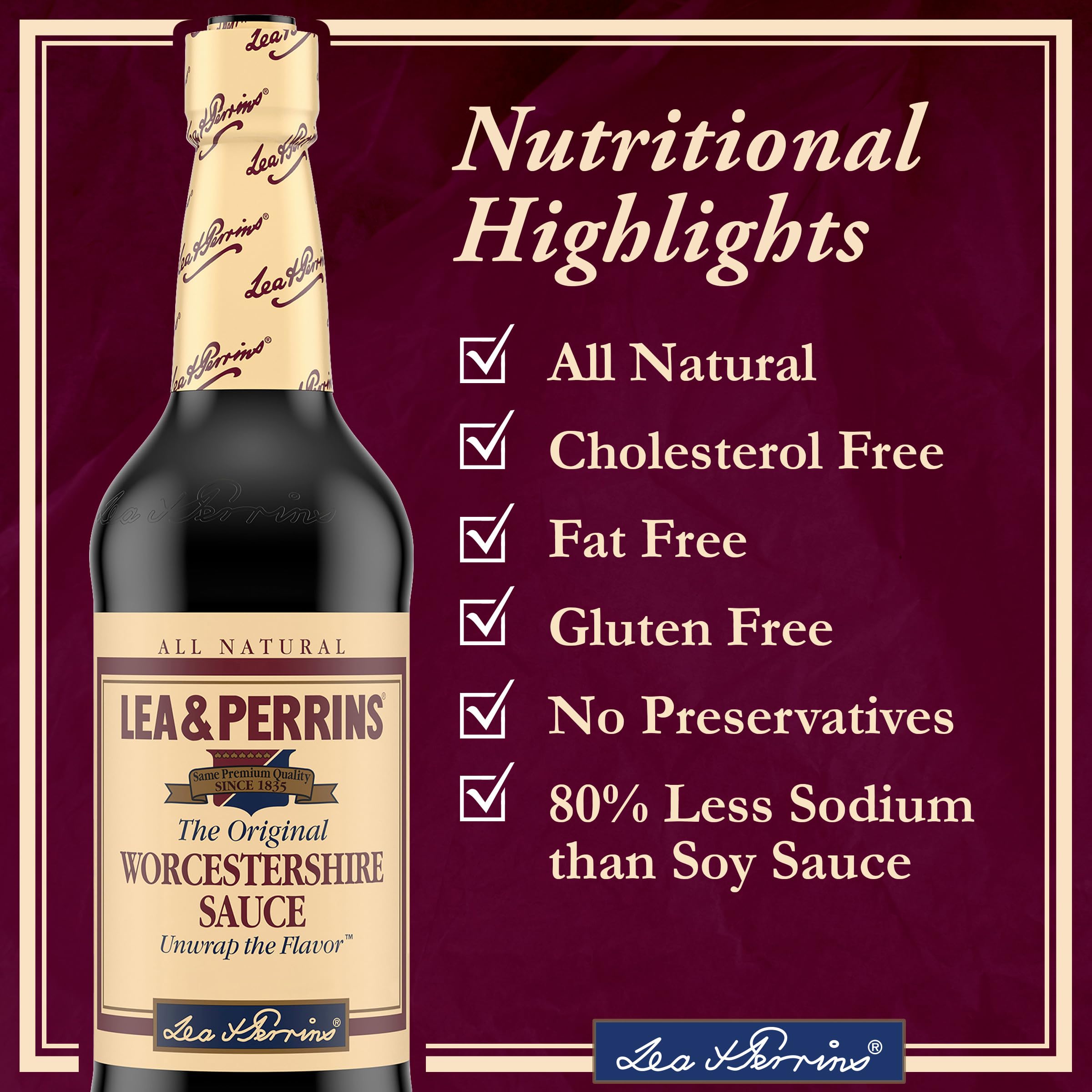 Lea & Perrins Original Worcestershire Sauce, 15 fl oz Lea & Perrins