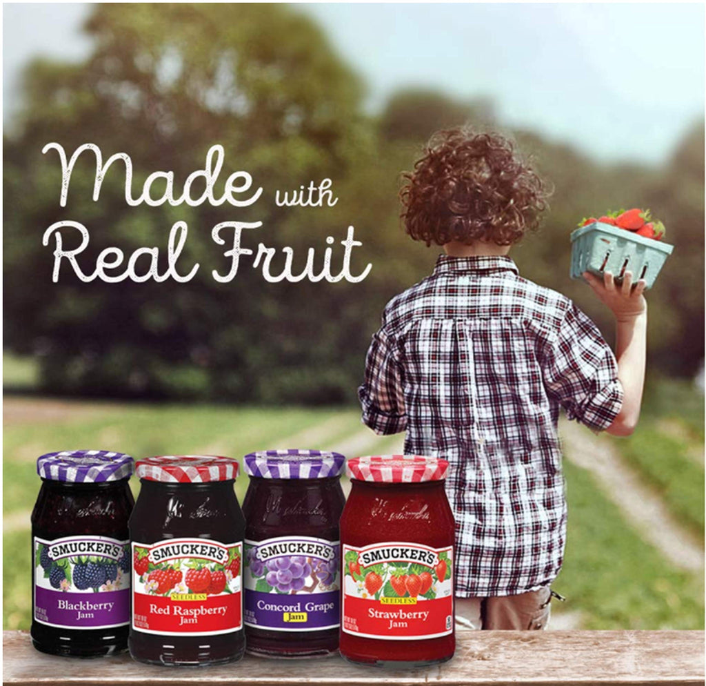 Smucker's Seedless Red Raspberry Jam, 12 oz Smucker's
