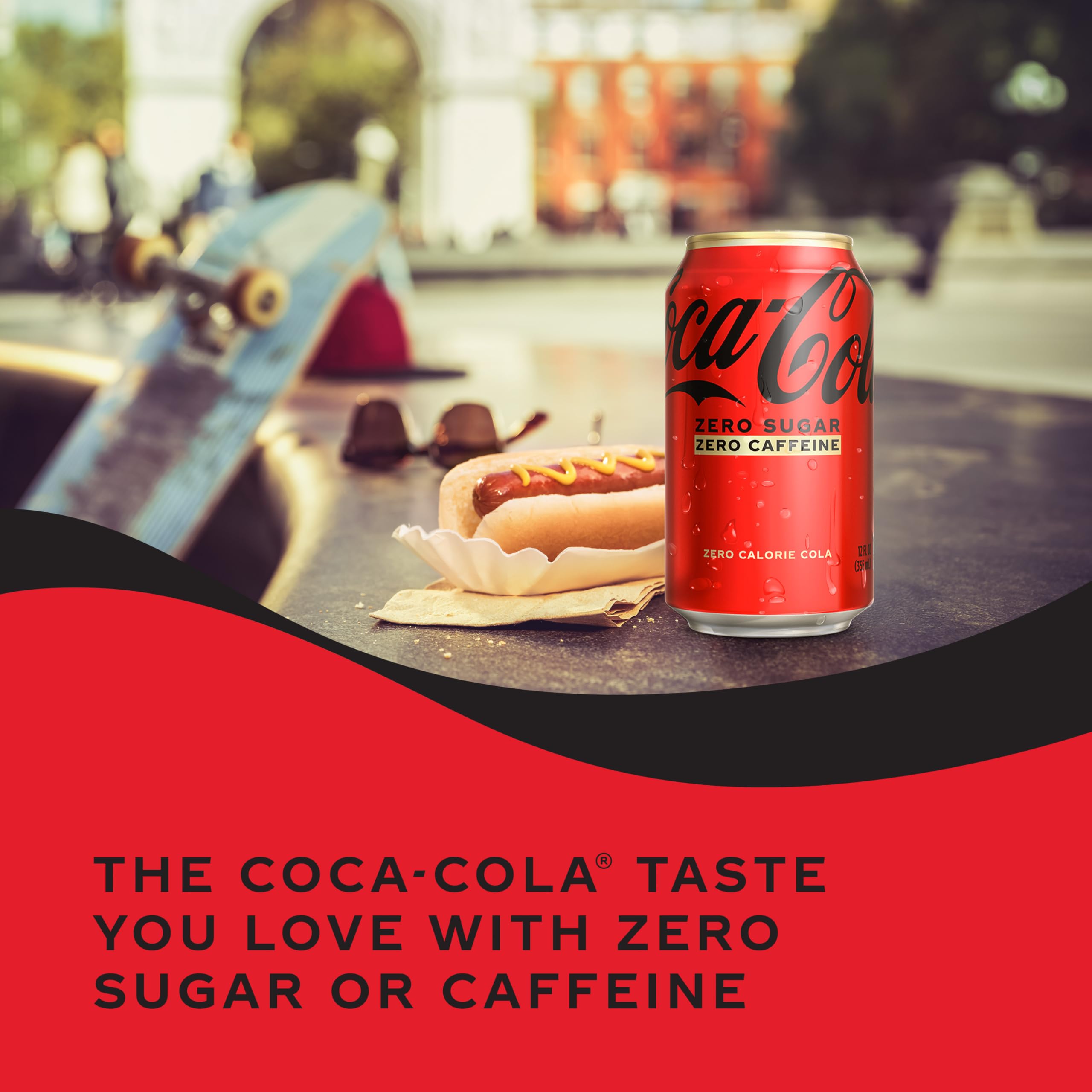 Coca-Cola Zero Caffeine Free, 12 oz (Pack of 12) Coke Zero