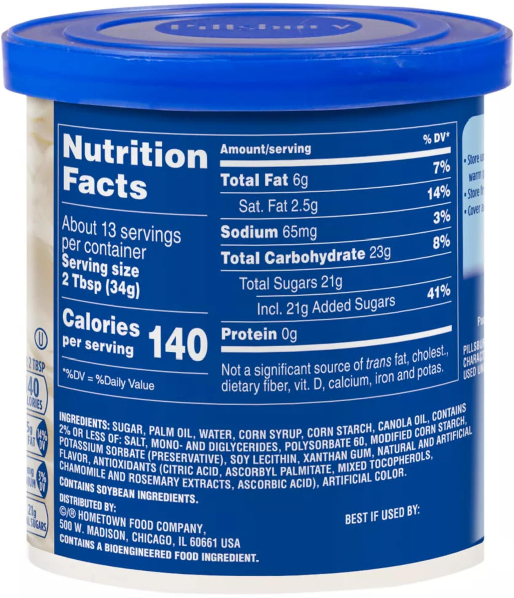 Pillsbury Creamy Supreme Frosting Variety Pack, 3 Flavors Pillsbury